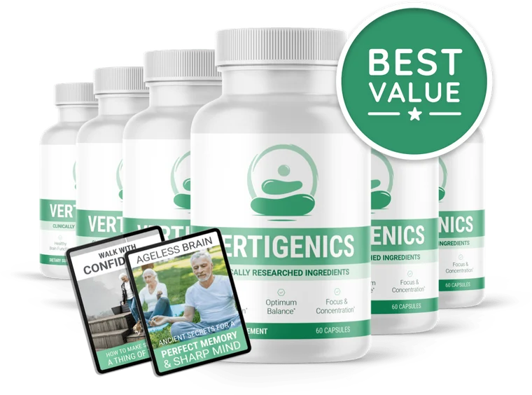 Vertigenics 6 Bottles package